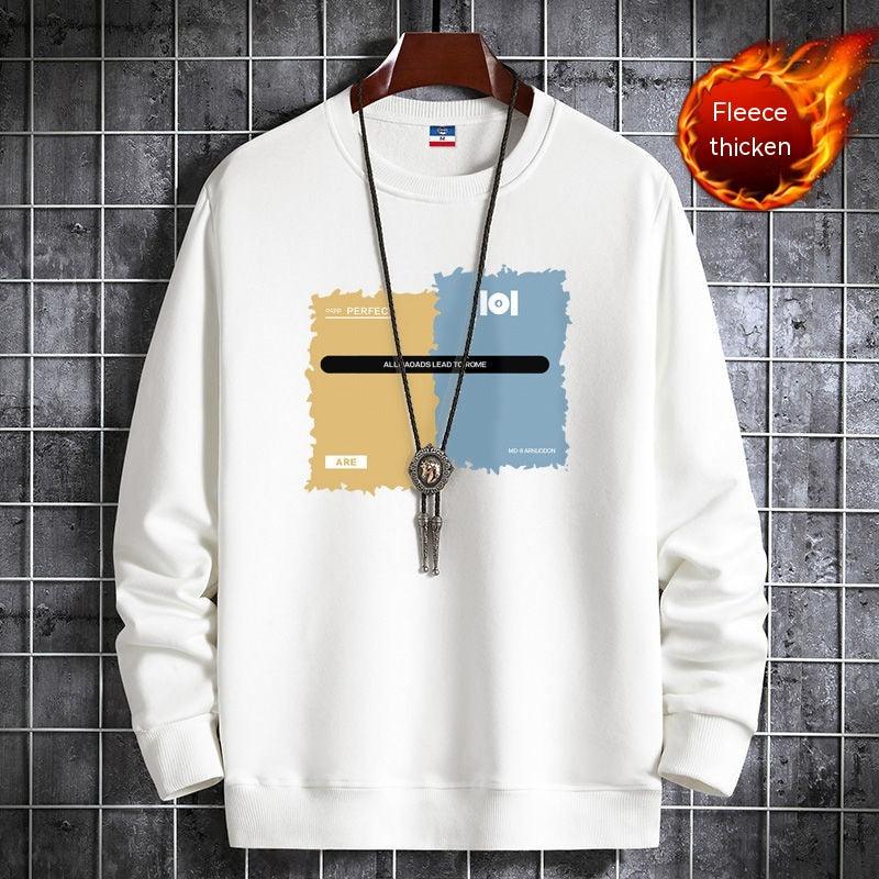 Warm With Velvet Sweater Loose Round Neck Korean - Fashion - Your-Look