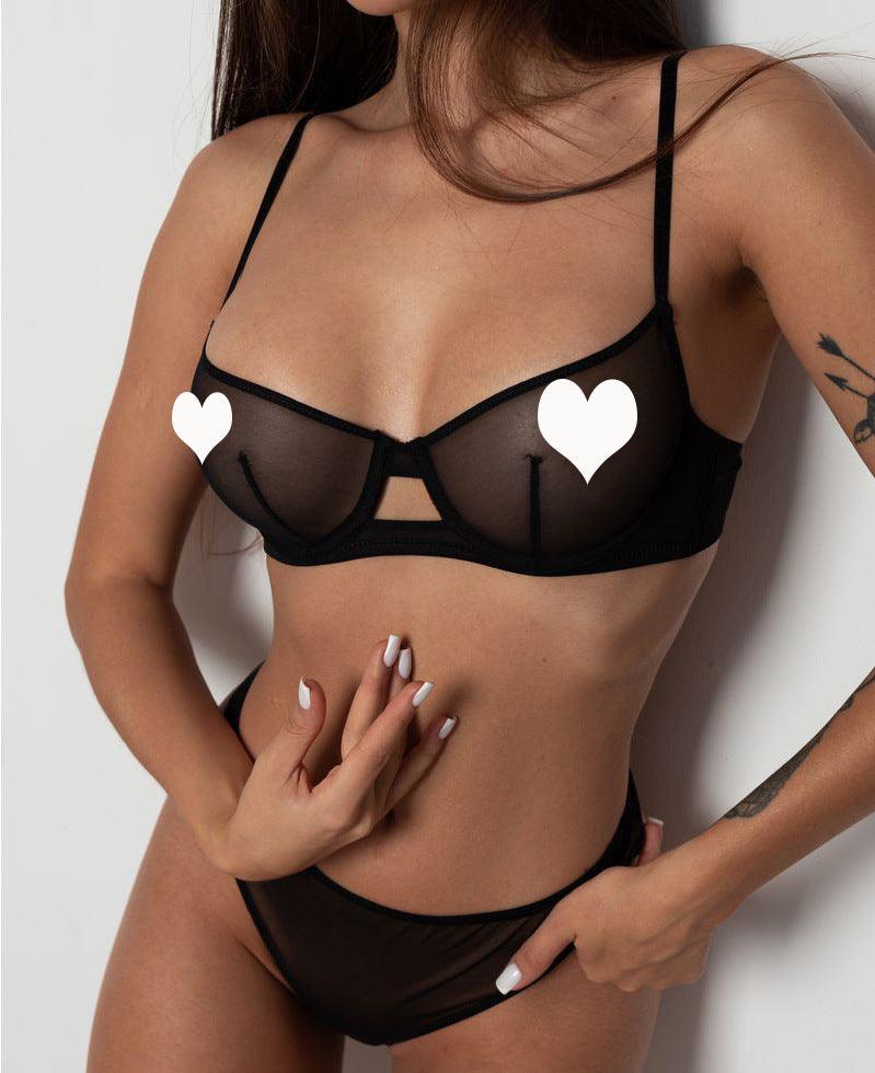 "Wild Elegance" Leopard Print French Bra and Underwear Set - Embrace Your Fierce Style - Your-Look