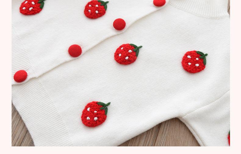 Two-piece Baby Girl Mink Wool Sweater Dress - - Your-Look