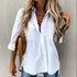 Loose Long Sleeve Lapel Shirt - Your-Look