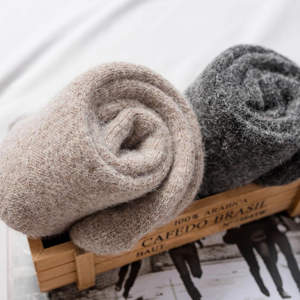 Wool Socks Thickened And Plush Warm Terry Middle Cylinder - Your-Look