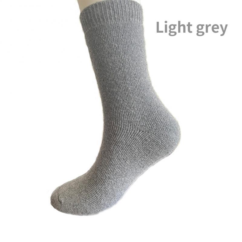 Wool Socks Thickened And Plush Warm Terry Middle Cylinder - Your-Look