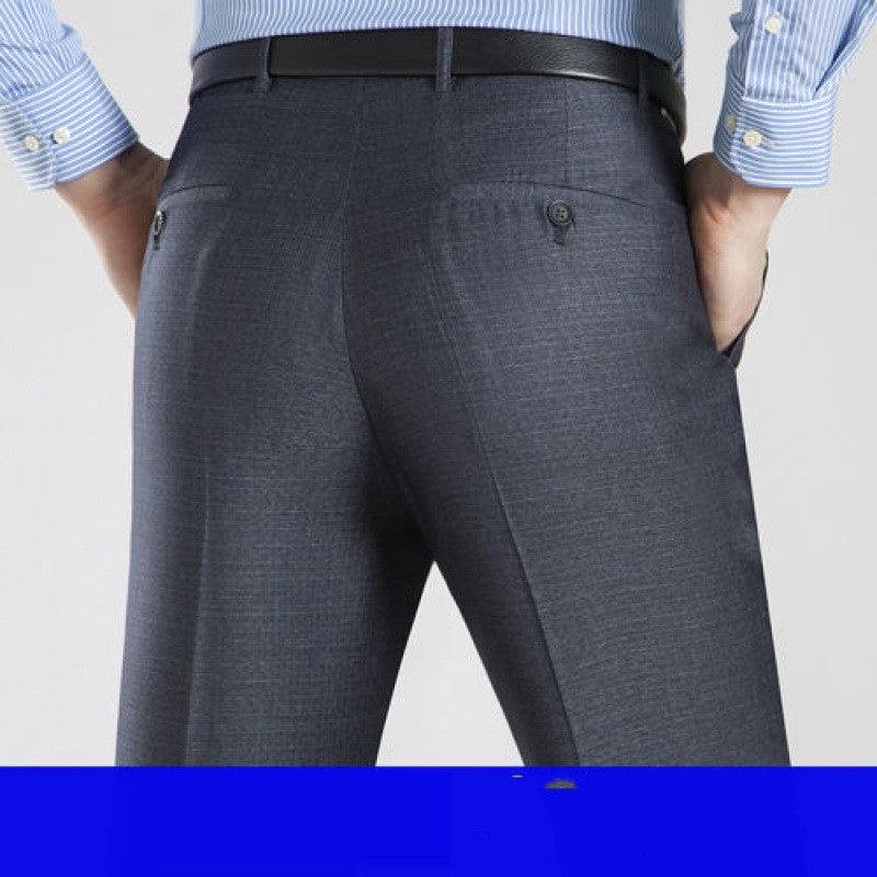 Wrinkle-resistant Drape Straight Loose Suit Pants - Fashion - Your-Look