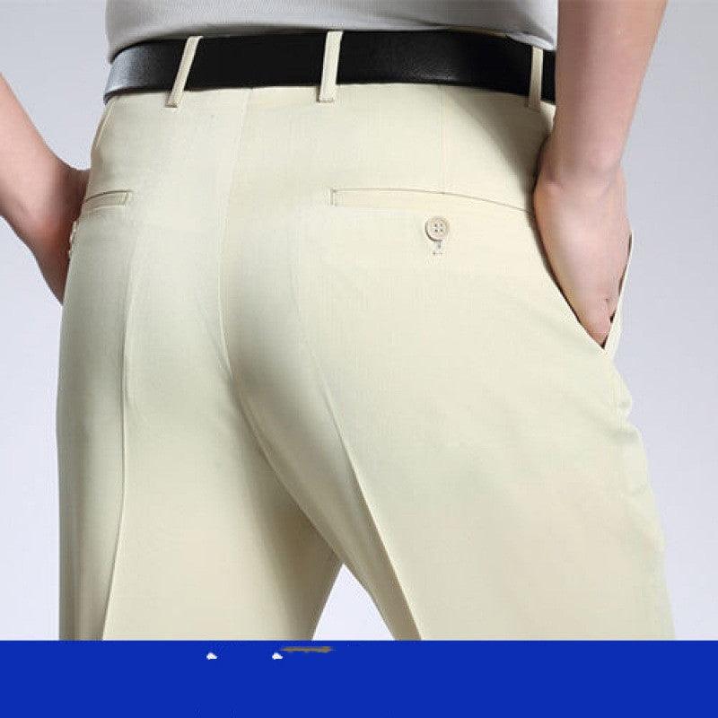 Wrinkle-resistant Drape Straight Loose Suit Pants - Fashion - Your-Look