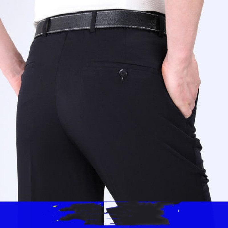 Wrinkle-resistant Drape Straight Loose Suit Pants - Fashion - Your-Look