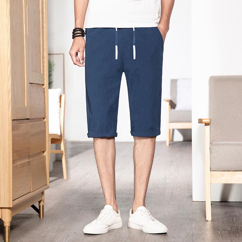 Youth Fashion Casual Cotton Linen Shorts - Fashion - Your-Look