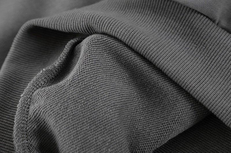 American-style Dark Retro Fuzzy Phantom Printed Long-sleeved Hooded Sweater - Fashion - Your-Look