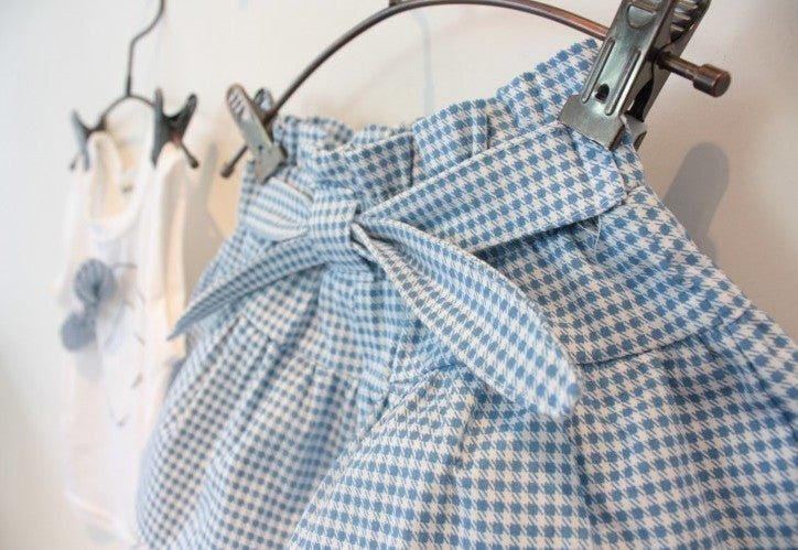 AiLe Rabbit Girls Fashion Clothes Set Short Sleeve Shirt Short Skirt 2 Piece Suits Cartoon Girl Bow Cotton Kids Clothes Set k1 - - Your-Look