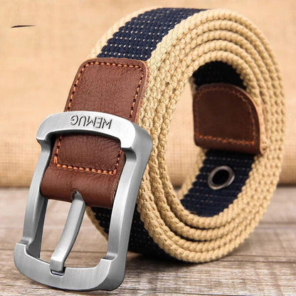 Adventure Companion - Unisex Pin Buckle Canvas Belt