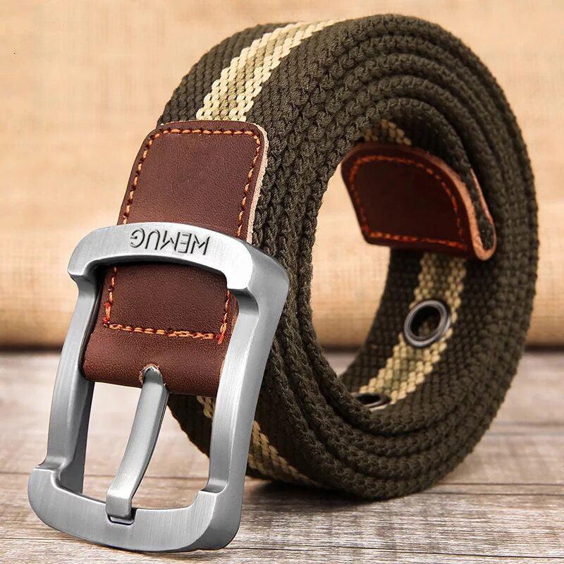 Adventure Companion - Unisex Pin Buckle Canvas Belt