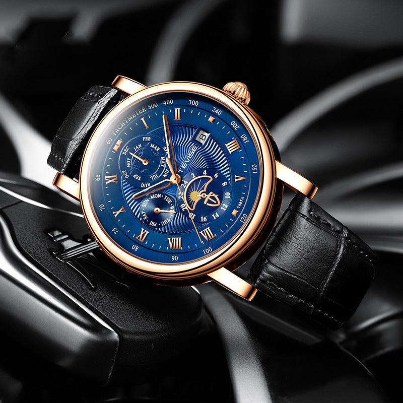 &quot;Tourbillon Elegance&quot; Automatic Mechanical Casual Men&