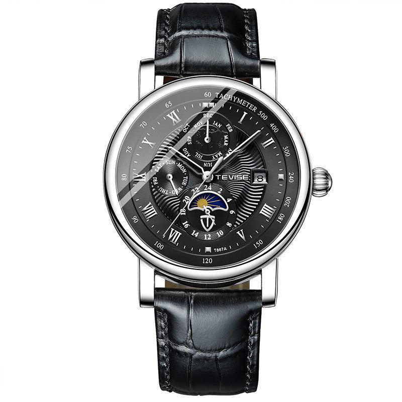 &quot;Tourbillon Elegance&quot; Automatic Mechanical Casual Men&