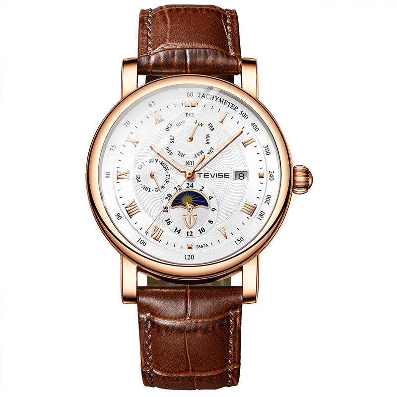 &quot;Tourbillon Elegance&quot; Automatic Mechanical Casual Men&