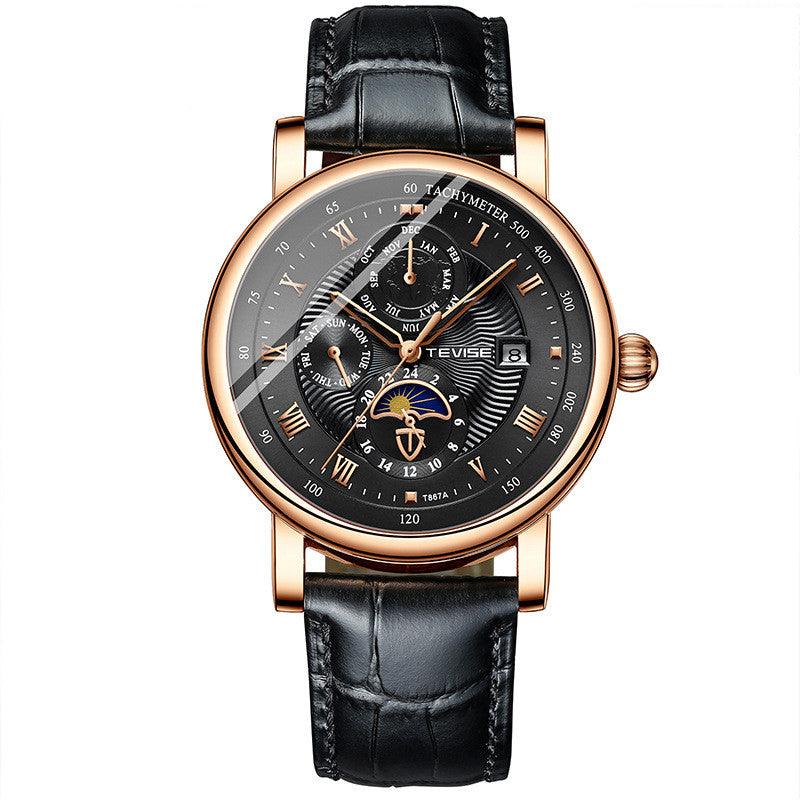 &quot;Tourbillon Elegance&quot; Automatic Mechanical Casual Men&