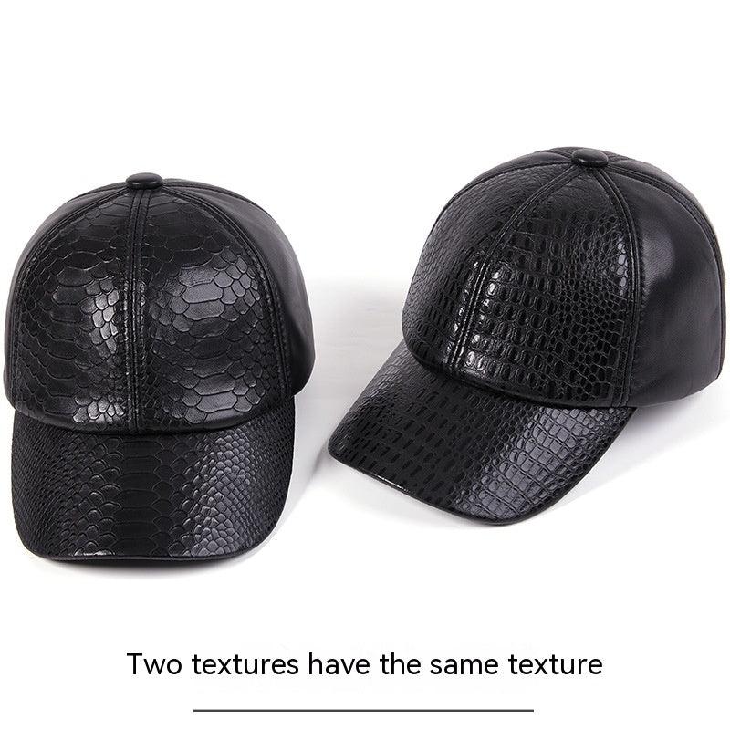 Autumn And Winter High-end Leisure Leather Hat - Fashion - Your-Look