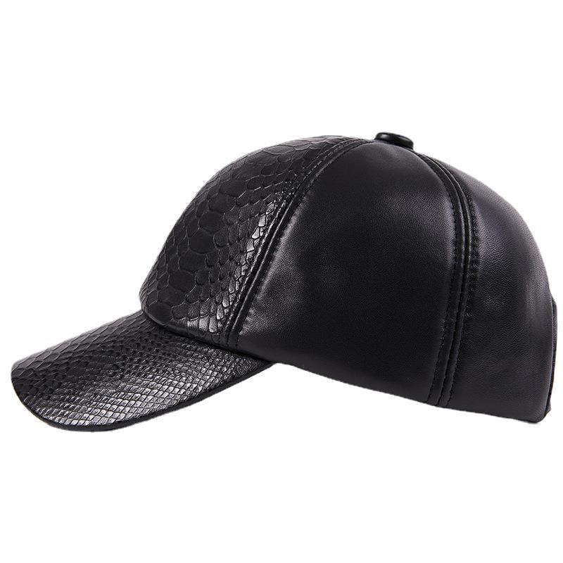 Autumn And Winter High-end Leisure Leather Hat - Fashion - Your-Look