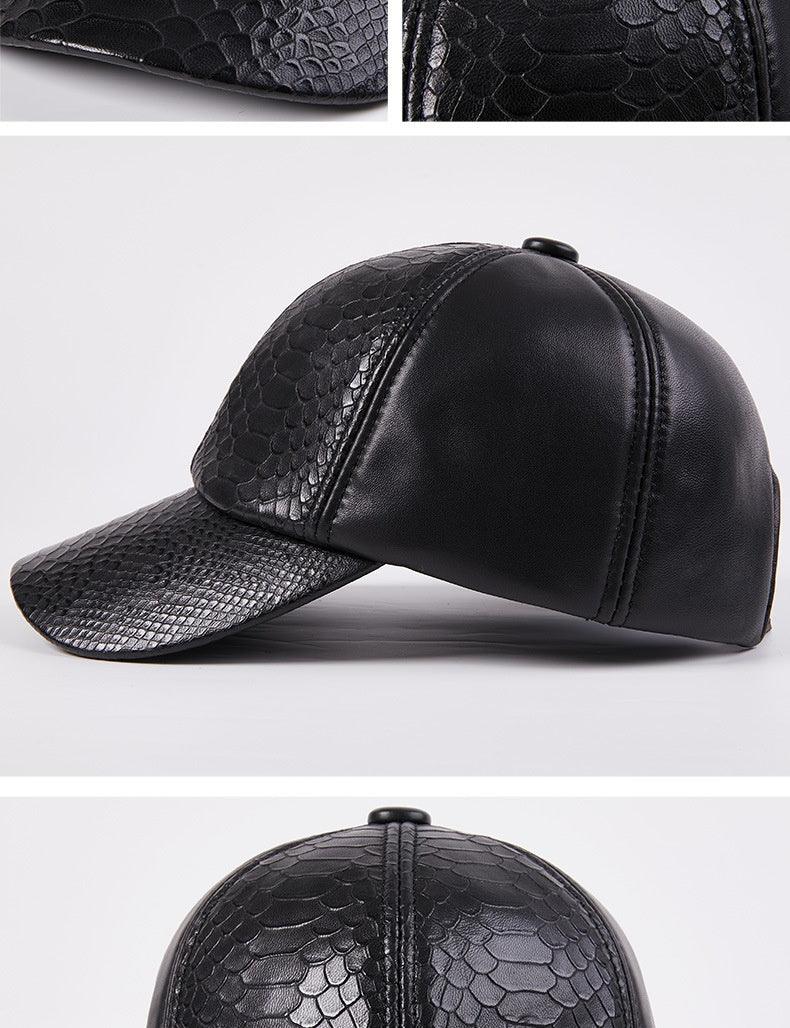 Autumn And Winter High-end Leisure Leather Hat - Fashion - Your-Look