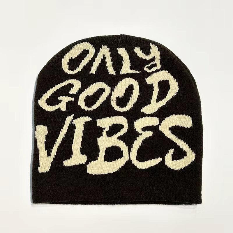 Autumn And Winter Letter Jacquard Hip Hop Knitted Hat - Fashion - Your-Look