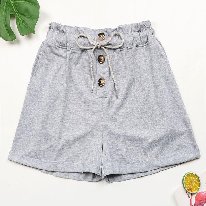 Beat the Heat: High Waist Elastic Shorts for Women - Your-Look