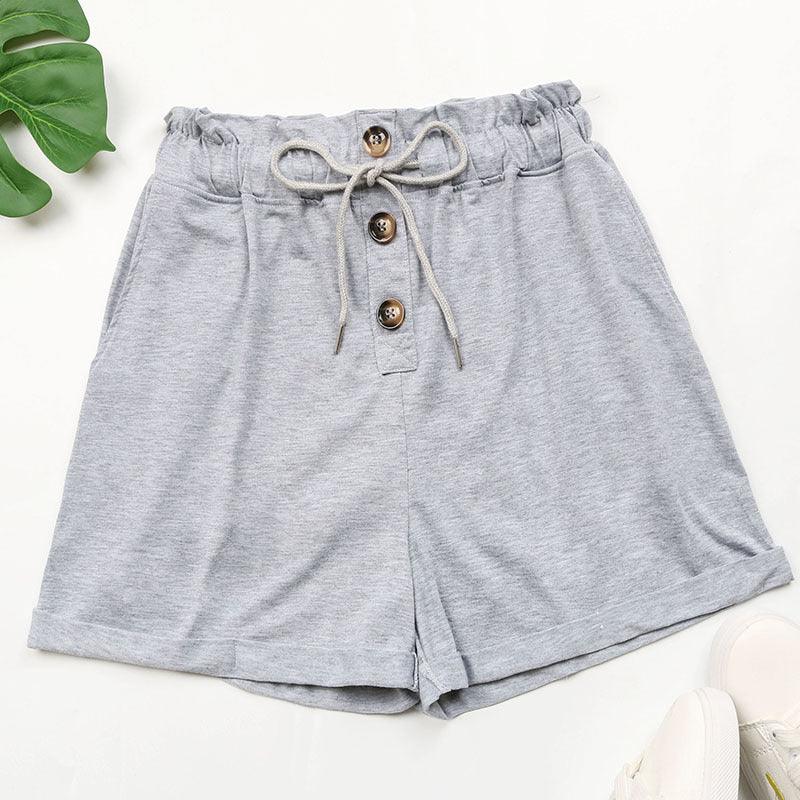 Beat the Heat: High Waist Elastic Shorts for Women - Your-Look