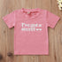 Girls Fashion Casual Letter Heart Printing Short Sleeve -  - Your-Look