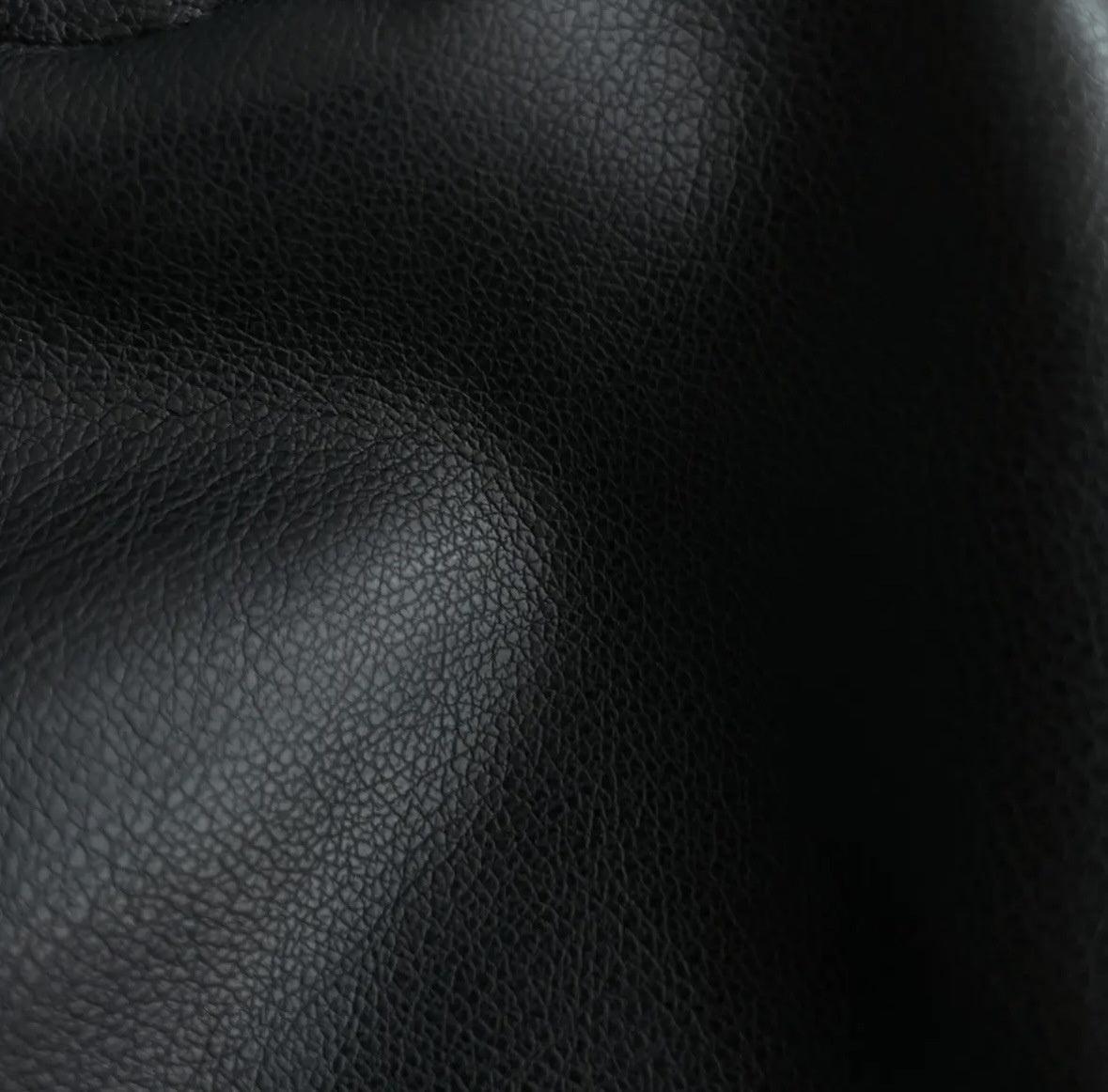 Black Buckle Washed Leather Shorts For Women - FASHION - Your-Look