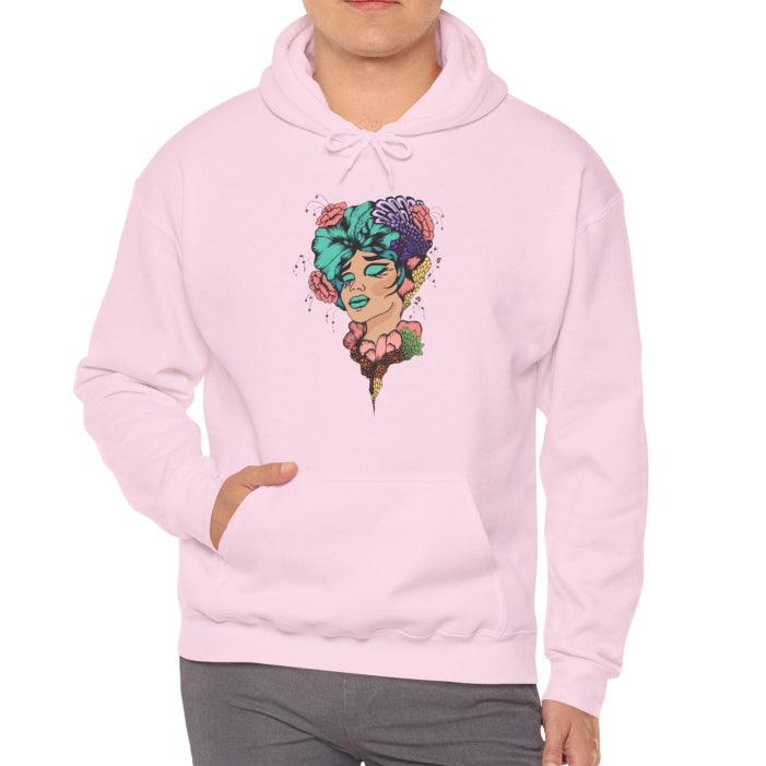 European And American Cartoon Head Print Hooded Sweatshirt - Fashion - Your-Look