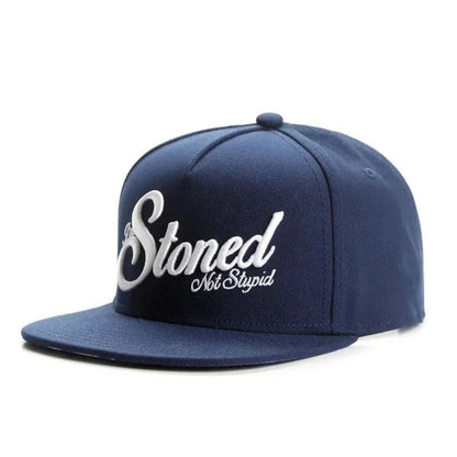 Blue Letters Embroidery Trend Hip Hop Casual Fashion Hip Hop Sports Trendy Baseball Cap