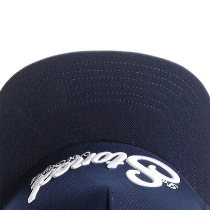 Blue Letters Embroidery Trend Hip Hop Casual Fashion Hip Hop Sports Trendy Baseball Cap - Fashion - Your-Look