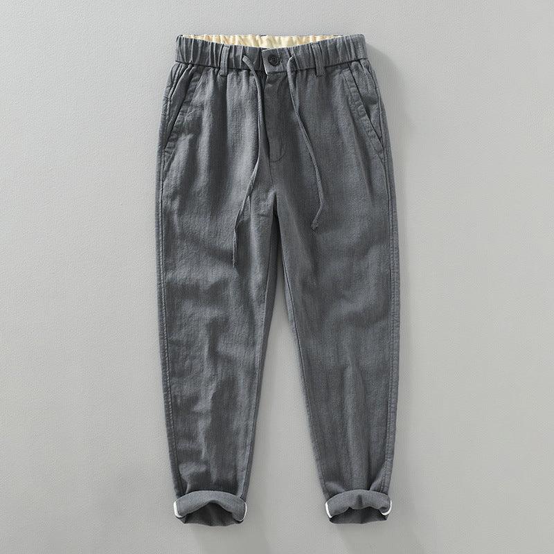 Breathable Cotton Linen Straight Casual Pants - Fashion - Your-Look