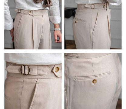 Breathable Thin Retro High-waisted Casual Pants - Fashion - Your-Look