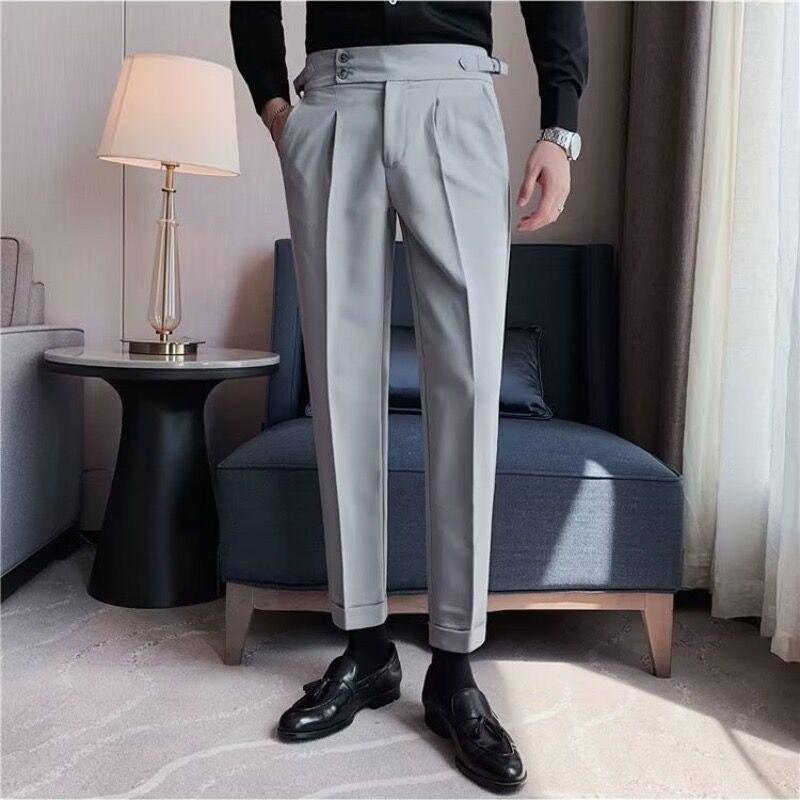 British Style Business Formal Wear Suit Pants Men - Fashion - Your-Look