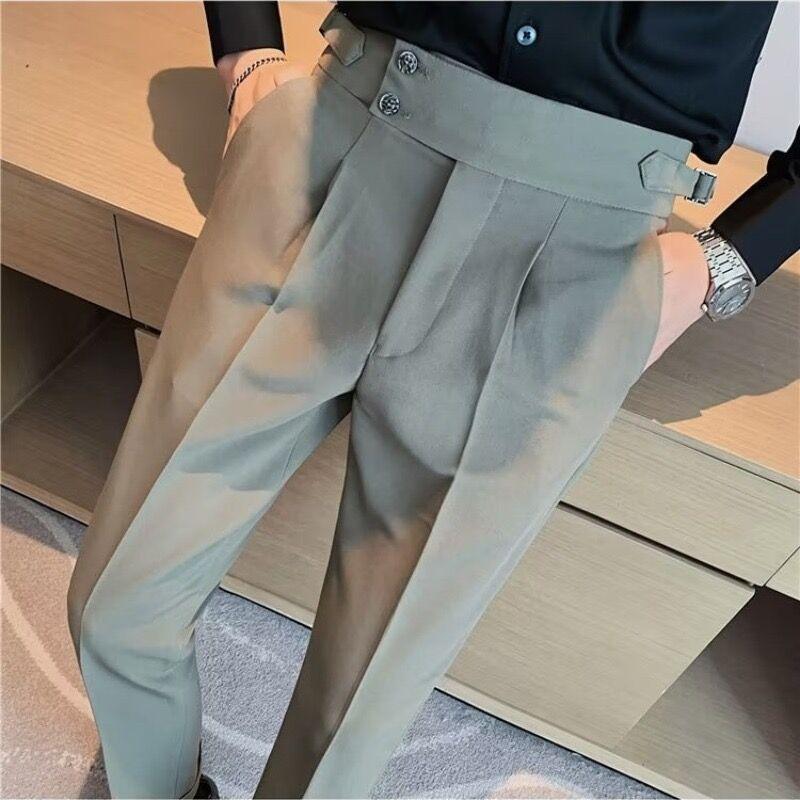 British Style Business Formal Wear Suit Pants Men - Fashion - Your-Look