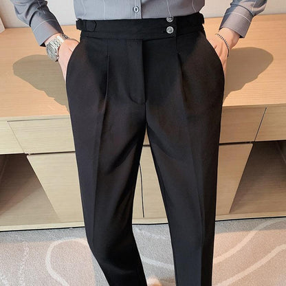 British Style Business Formal Wear Suit Pants Men - Fashion - Your-Look