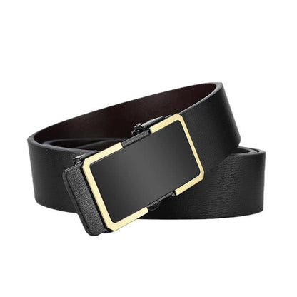 Elevate Your Business Attire with the Automatic Leather Buckle Belt - Your-Look