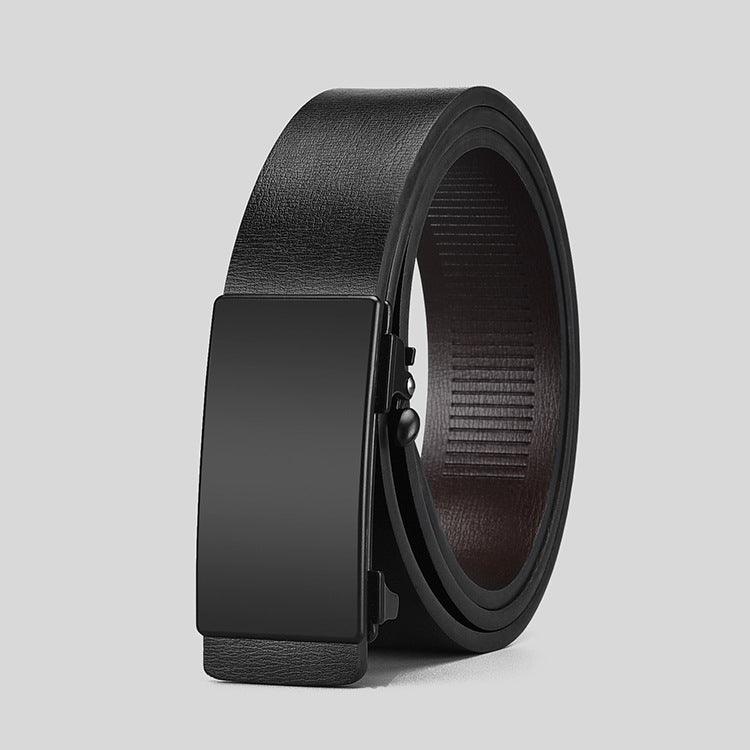 Elevate Your Business Attire with the Automatic Leather Buckle Belt - Your-Look
