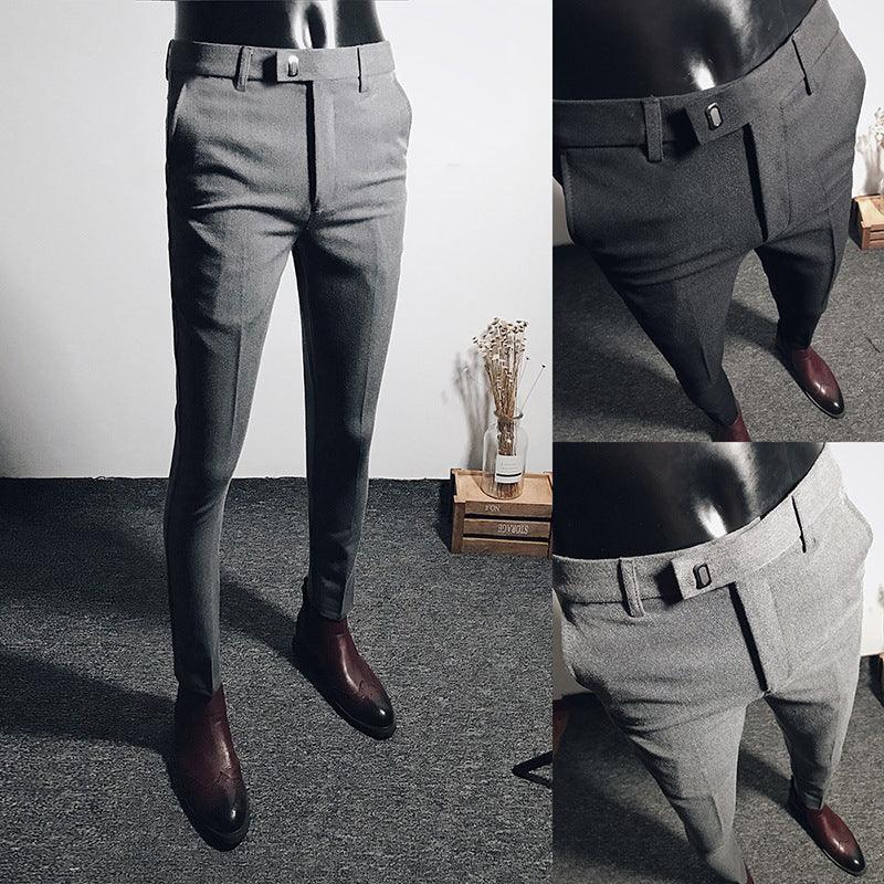 Business Casual British Trousers Men&