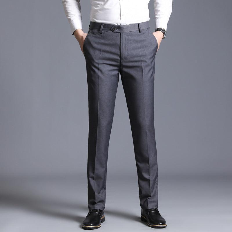 Business Casual Straight-Leg Suit Trousers - Fashion - Your-Look