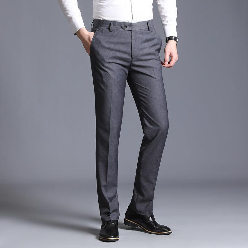 Business Casual Straight-Leg Suit Trousers - Fashion - Your-Look