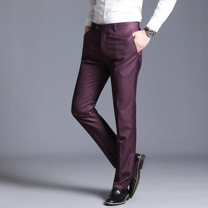 Business Casual Straight-Leg Suit Trousers - Fashion - Your-Look