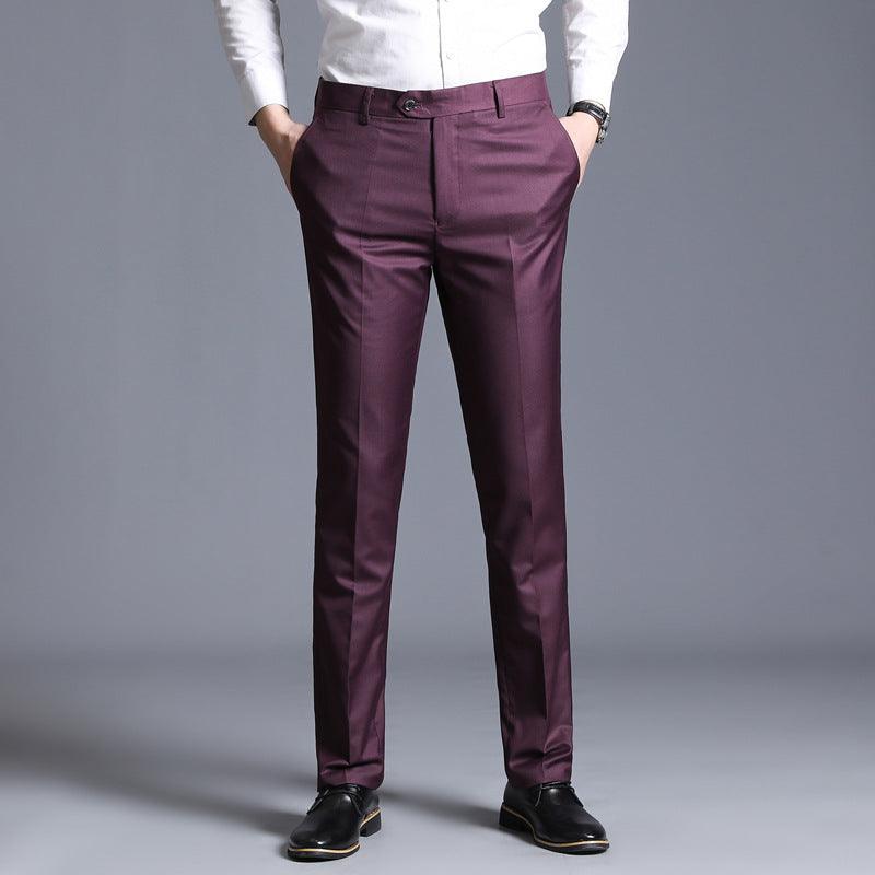 Business Casual Straight-Leg Suit Trousers - Fashion - Your-Look