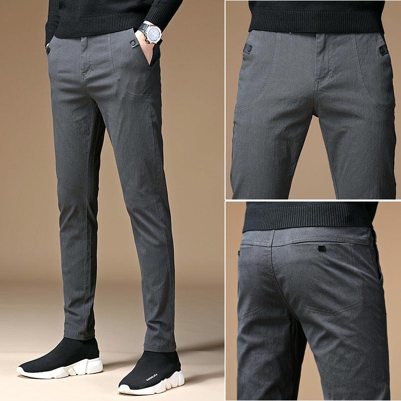 Business Casual Trendy All Match Slim Fit Trousers - Fashion - Your-Look