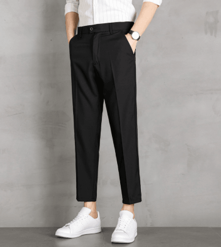 Business Formal Suit Pants Straight Casual Nine Points Drape - Fashion - Your-Look