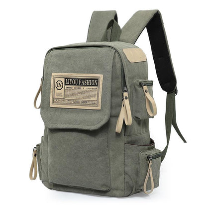 Explore in Style: Canvas Leisure Sports Travel Backpack for Adventurous Souls - Your-Look