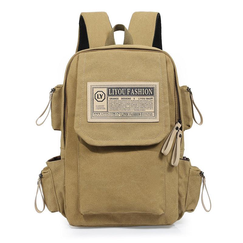 Explore in Style: Canvas Leisure Sports Travel Backpack for Adventurous Souls - Your-Look