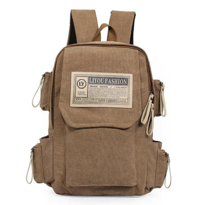 Explore in Style: Canvas Leisure Sports Travel Backpack for Adventurous Souls - Your-Look