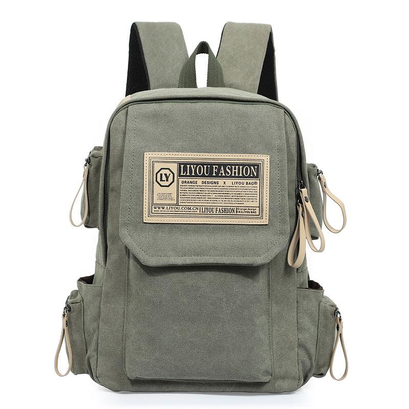 Explore in Style: Canvas Leisure Sports Travel Backpack for Adventurous Souls - Your-Look