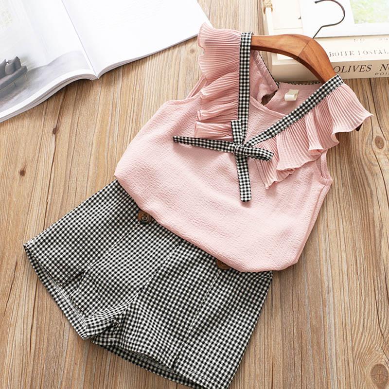 Kids Baby Girls Clothes New Short Sleeve T-Shirt Pants Dress -  - Your-Look