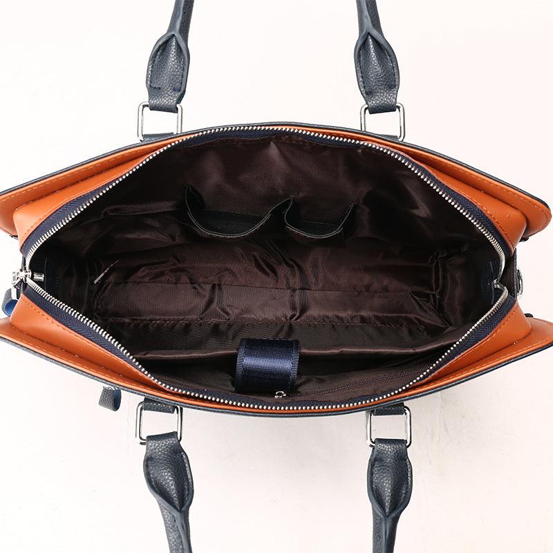 Casual Leather One Shoulder Messenger Bag