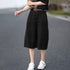 Casual Pants Baggy Oversized Cropped Pants Cotton Linen Cropped Pants Women&